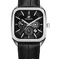 Космос Космос Марсоход II K 219.11.31  K 219.11.31 механические мужские часы  черный циферблат, браслет кожаный — вид спереди